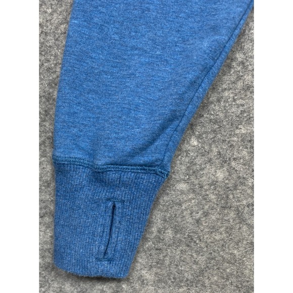 LL Bean Cozy Pullover Blue Medium Tall Cowl Neck - Picture 3 of 16